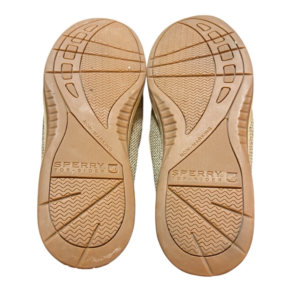Sperry Women's Bluefish 2-Eye boat shoes in a tan color. Size 9 - Picture 8 of 8